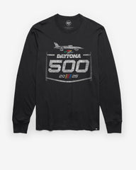 DAYTONA 500 PREMIER '47 FRANKLIN LONG SLEEVE TEE FLINT BLACK