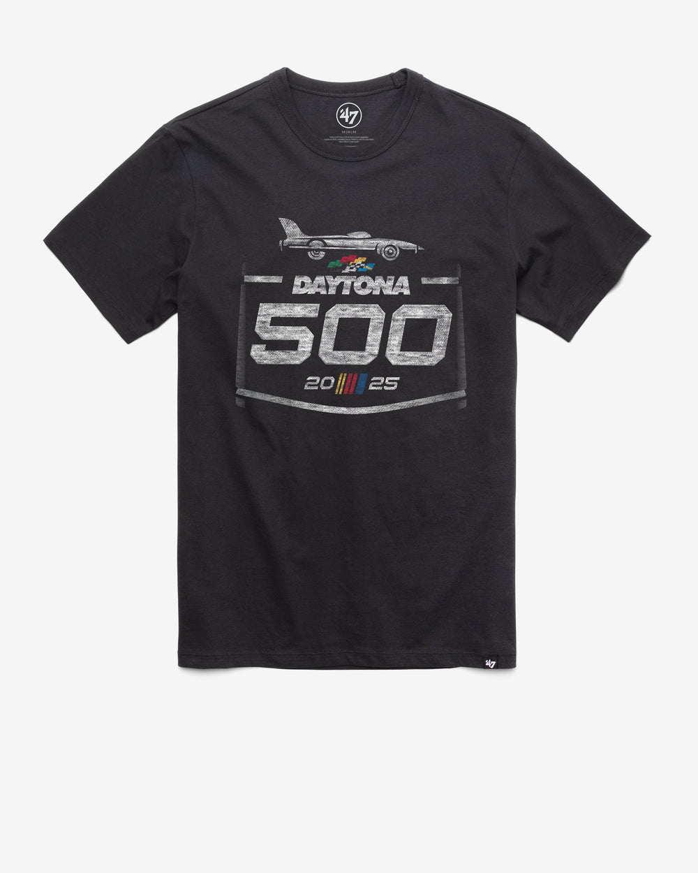 DAYTONA 500 '47 FRANKLIN TEE FLINT BLACK