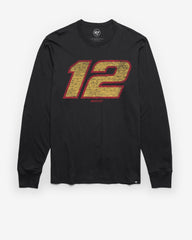 NASCAR RYAN BLANEY TEAM PENSKE DRIVER '47 FRANKLIN LONG SLEEVE TEE FLINT BLACK
