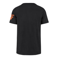 BALTIMORE ORIOLES UPSIDE DOWN TWO PEAT '47 FRANKLIN TEE FLINT BLACK