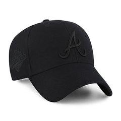 ATLANTA BRAVES COOPERSTOWN WORLD SERIES SURE SHOT SNAPBACK '47 MVP BLACK