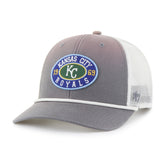 KANSAS CITY ROYALS TIDE SWEEP ROPE '47 TRUCKER DARK GRAY