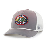 NEW YORK YANKEES TIDE SWEEP ROPE '47 TRUCKER DARK GRAY
