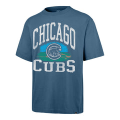 CHICAGO CUBS CLOUDFIELD MONTAUK '47 FOUNDATION TEE DUSTED TIMBER BLUE