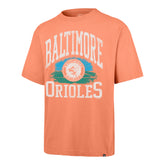 BALTIMORE ORIOLES COOPERSTOWN CLOUDFIELD MONTAUK '47 FOUNDATION TEE DUSTED GRAPEFRUIT