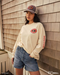 ARIZONA WILDCATS TIDE SWEEP MONTAUK '47 FOUNDATION LONG SLEEVE TEE SANDSTONE