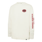 WISCONSIN BADGERS TIDE SWEEP '47 MONTAUK FOUNDATION LONG SLEEVE TEE SANDSTONE