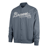 ATLANTA BRAVES TRADEMARK TWILL '47 BOMBER BASALT
