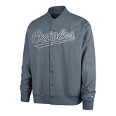 BALTIMORE ORIOLES TRADEMARK TWILL '47 BOMBER BASALT