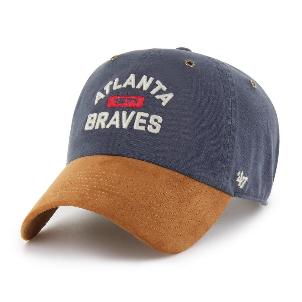 ATLANTA BRAVES RAFTES '47 CLEAN UP VINTAGE NAVY