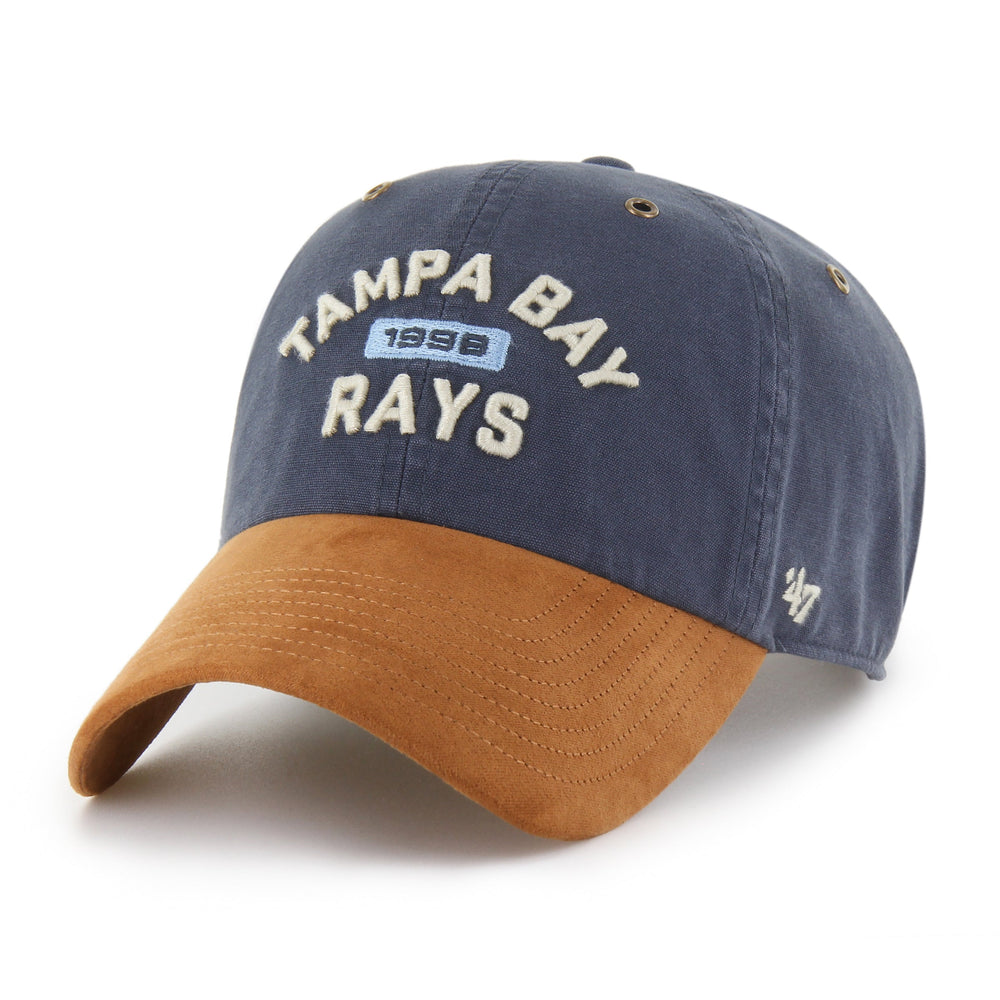 TAMPA BAY RAYS RAFTES '47 CLEAN UP VINTAGE NAVY