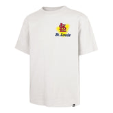 ST. LOUIS CARDINALS ALL FIRE '47 FOUNDATION TEE SANDSTONE