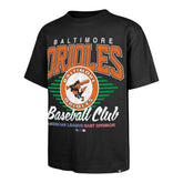 BALTIMORE ORIOLES COOPERSTOWN EXTENDED PLAY '47 FOUNDATION TEE BLACK
