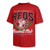 CINCINNATI REDS COOPERSTOWN EXTENDED PLAY '47 FOUNDATION TEE RED