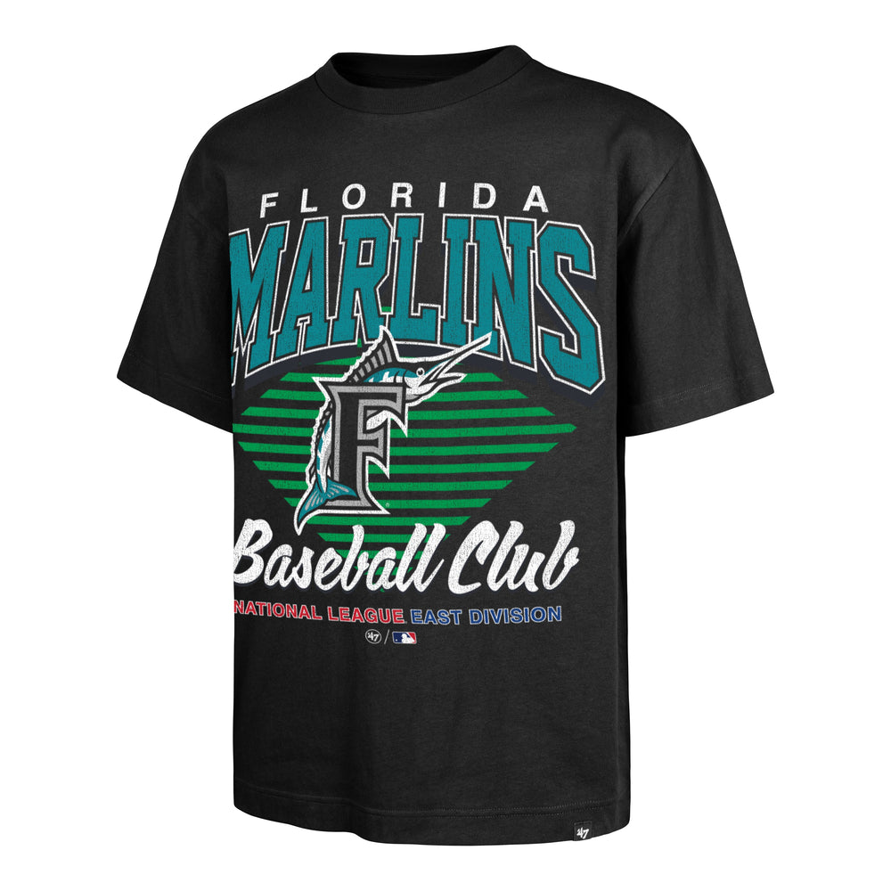 MIAMI MARLINS COOPERSTOWN EXTENDED PLAY '47 FOUNDATION TEE BLACK