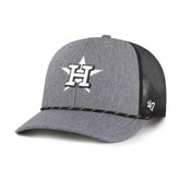HOUSTON ASTROS CARBON ROPE '47 TRUCKER CHARCOAL