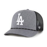 LOS ANGELES DODGERS CARBON ROPE '47 TRUCKER CHARCOAL