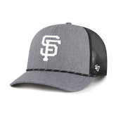 SAN FRANCISCO GIANTS CARBON ROPE '47 TRUCKER CHARCOAL