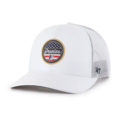 BALTIMORE ORIOLES '47 TRUCKER WHITE
