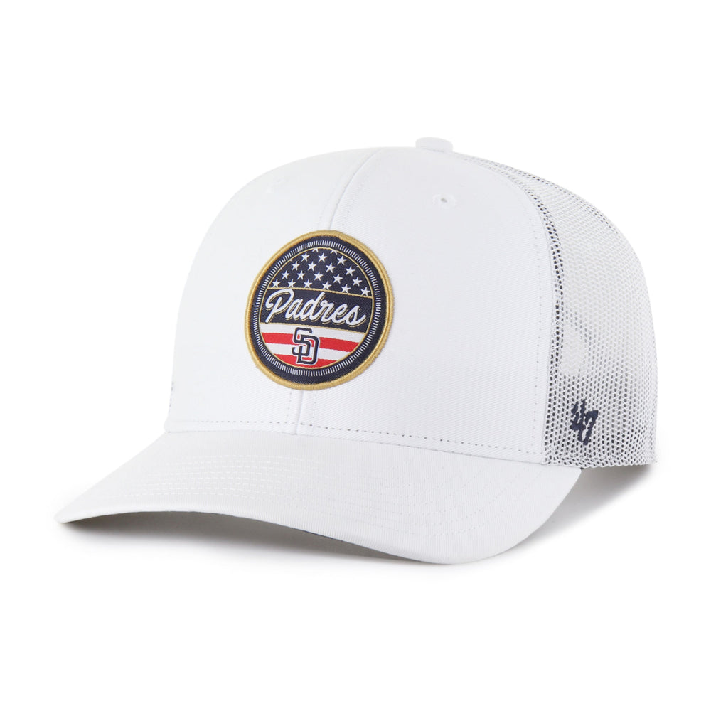 SAN DIEGO PADRES '47 TRUCKER WHITE