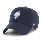 MILWAUKEE BREWERS CITY CONNECT MLB PRIMARY '47 CLEAN UP NAVY