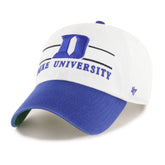 DUKE BLUE DEVILS DOUBLE HEADER '47 CLEAN UP WHITE