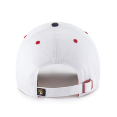 MILWAUKEE BREWERS PATRIOTIC FLAG FILL '47 CLEAN UP WHITE