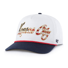 KANSAS CITY ROYALS PATRIOTIC OVERHAND '47 HITCH WHITE