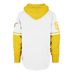 SAN DIEGO PADRES TRIFECTA '47 SHORTSTOP PULLOVER OVER WHITE WASH