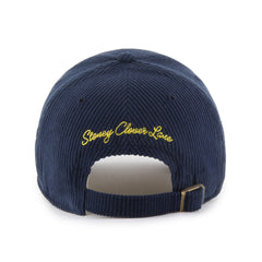 MICHIGAN WOLVERINES STONEY CLOVER LANE X '47 SQUIB CLEAN UP NAVY