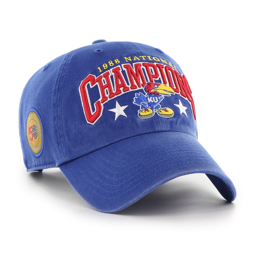 KANSAS JAYHAWKS TITLE CHAMP '47 CLEAN UP ROYAL