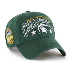 MICHIGAN STATE SPARTANS TITLE CHAMP '47 CLEAN UP DARK GREEN