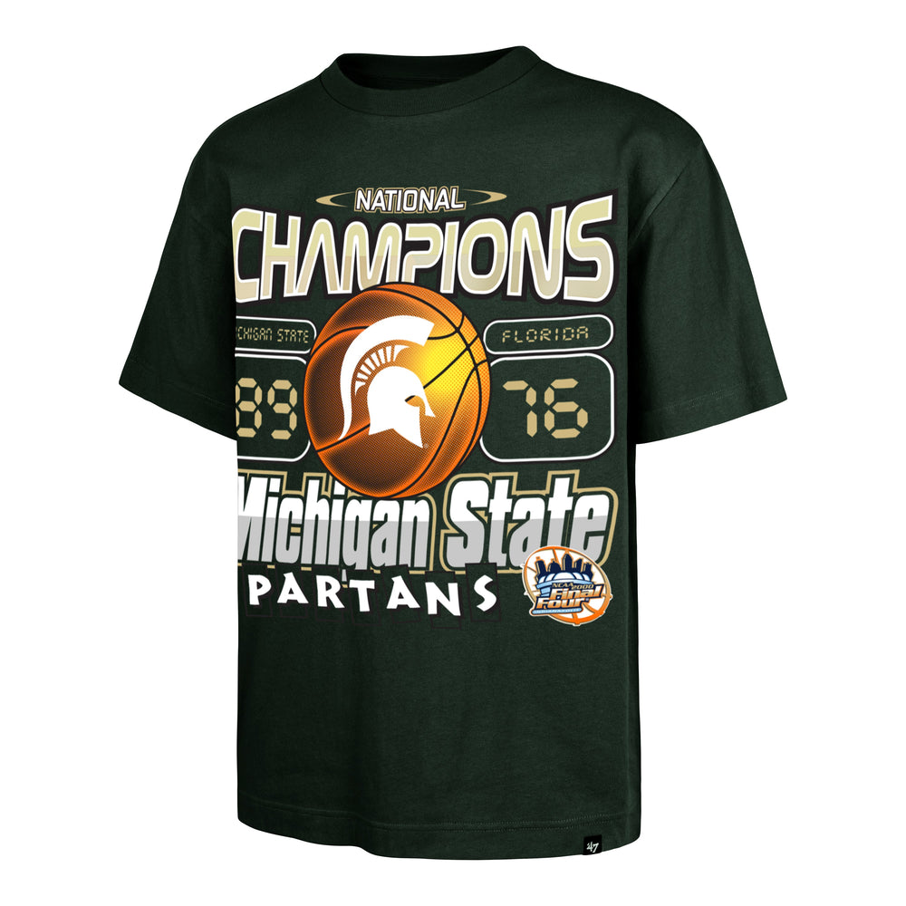 MICHIGAN STATE SPARTANS SHOWCASE GLOSS '47 FOUNDATION TEE DARK GREEN