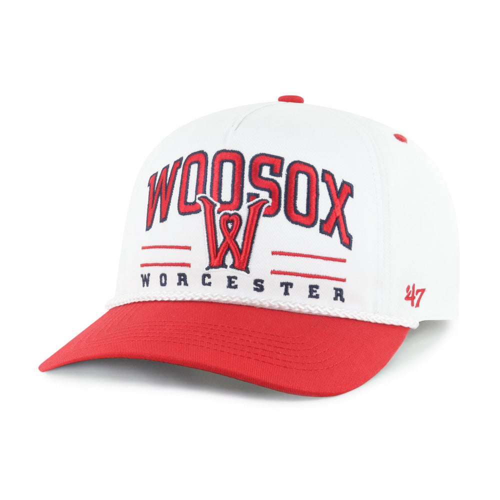 WORCESTER RED SOX ROSCOE ROPE TWO TONE '47 HITCH WHITE