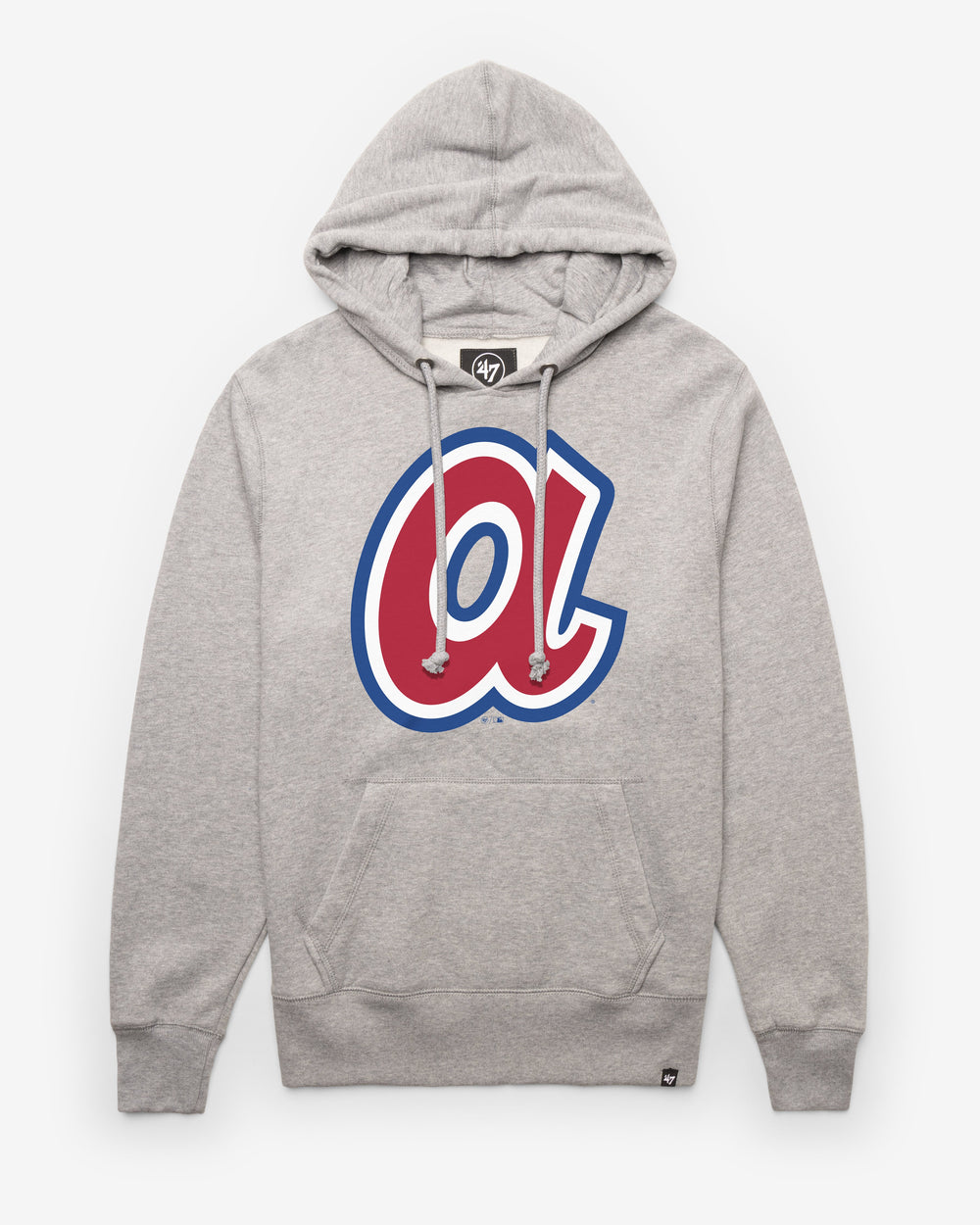 ATLANTA BRAVES COOPERSTOWN IMPRINT '47 HEADLINE HOOD SLATE GREY