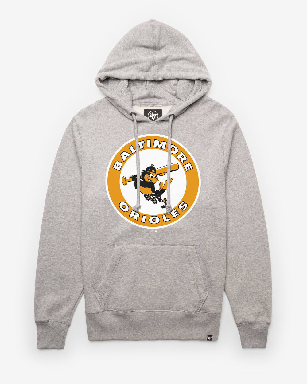 BALTIMORE ORIOLES COOPERSTOWN IMPRINT '47 HEADLINE HOOD SLATE GREY