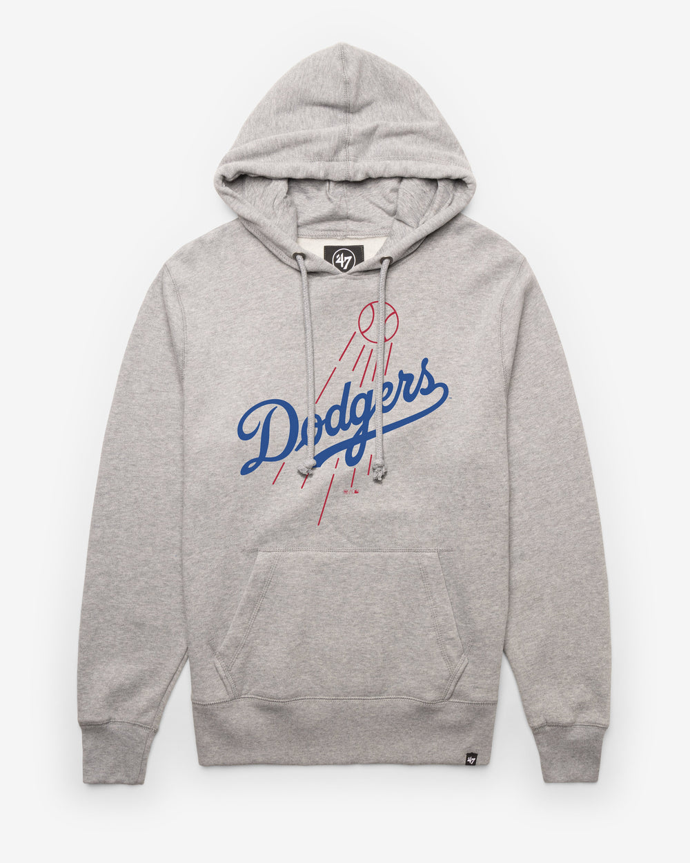 LOS ANGELES DODGERS COOPERSTOWN IMPRINT '47 HEADLINE HOOD SLATE GREY