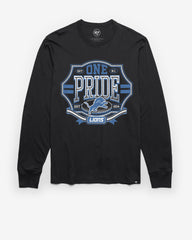 DETROIT LIONS REGIONAL '47 FRANKLIN LONG SLEEVE TEE FLINT BLACK
