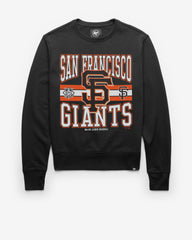 SAN FRANCISCO GIANTS LETTERS '47 HEADLINE CREW JET BLACK