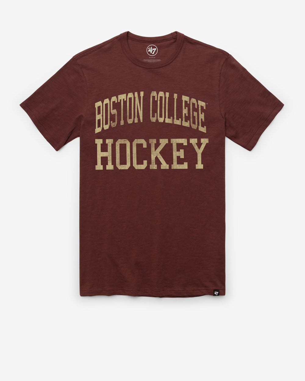 BOSTON COLLEGE EAGLES BC CLASSIC BLOCK '47 SCRUM TEE MAROON