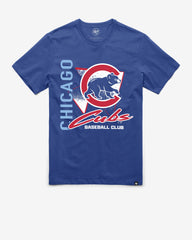 CHICAGO CUBS SIDE ARM '47 FRANKLIN TEE JETTY BLUE