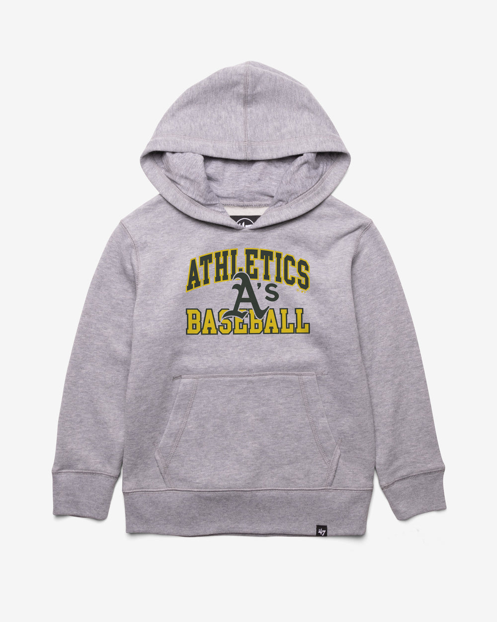 ATHLETICS BASEBALL VELOCITY '47 HEADLINE HOOD KIDS SLATE GREY