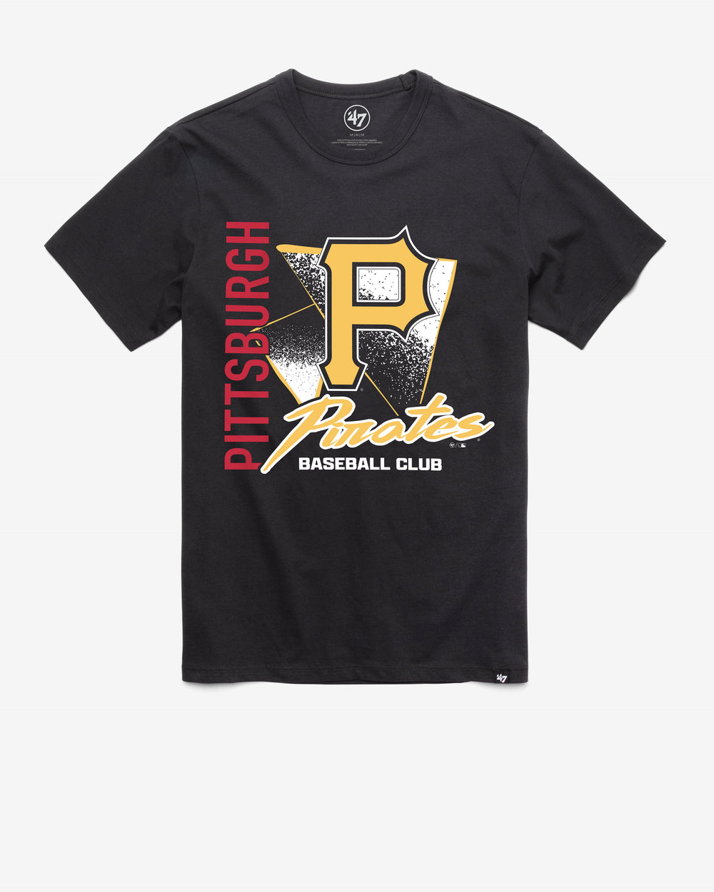 PITTSBURGH PIRATES SIDE ARM '47 FRANKLIN TEE FLINT BLACK