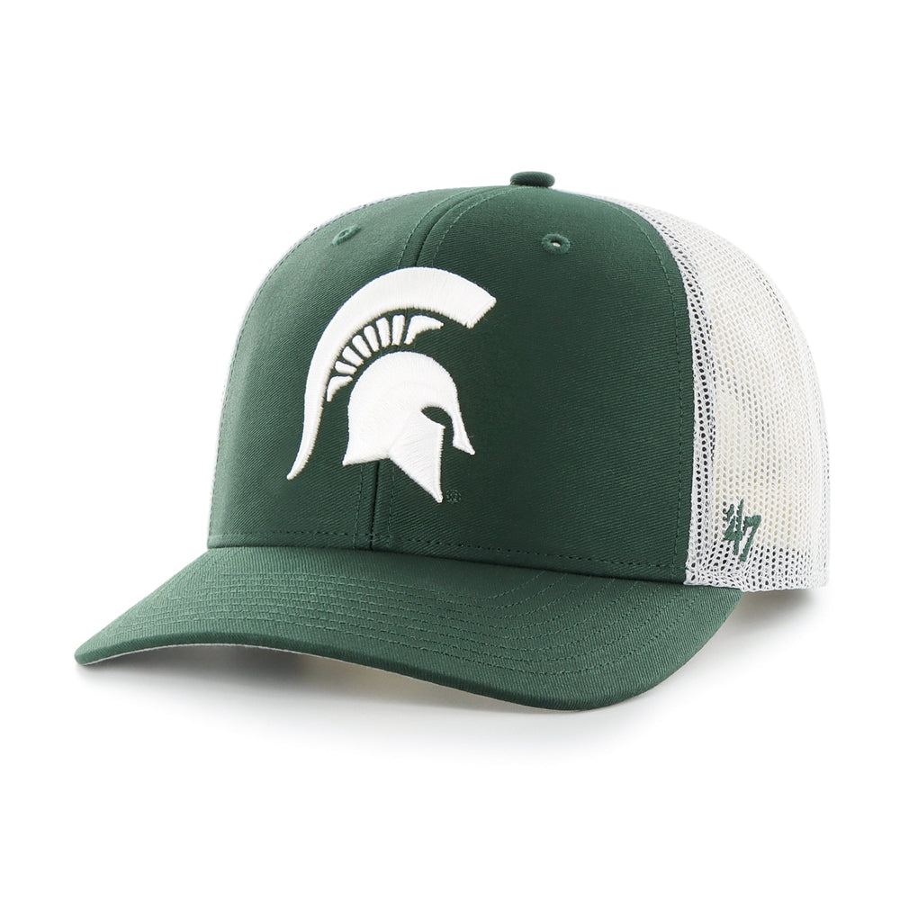 MICHIGAN STATE SPARTANS '47 TRUCKER YOUTH DARK GREEN