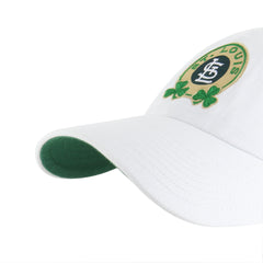ST. LOUIS CARDINALS ST. PADDY'S DOUBLE SHAMROCK '47 CLEAN UP WHITE