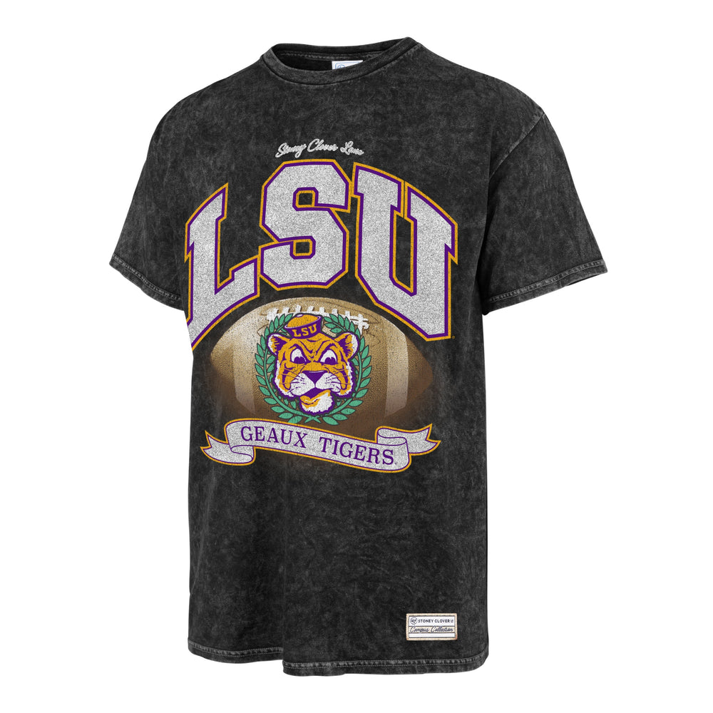 LOUISIANA STATE TIGERS LSU STONEY CLOVER LANE X '47 VINTAGE TUBULAR TEE DT BLACK