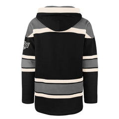 LOS ANGELES KINGS CHIN STRAP SUPERIOR '47 LACER HOOD JET BLACK