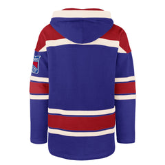 NEW YORK RANGERS CHIN STRAP SUPERIOR '47 LACER HOOD ROYAL