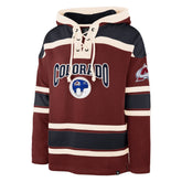 COLORADO AVALANCHE CHIN STRAP SUPERIOR '47 LACER HOOD CARDINAL