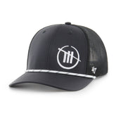 TRACKHOUSE RACING BRRR ROPE '47 TRUCKER BLACK